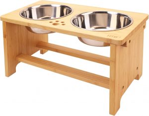 Elevated Feeder with Stainless Steel Bowls